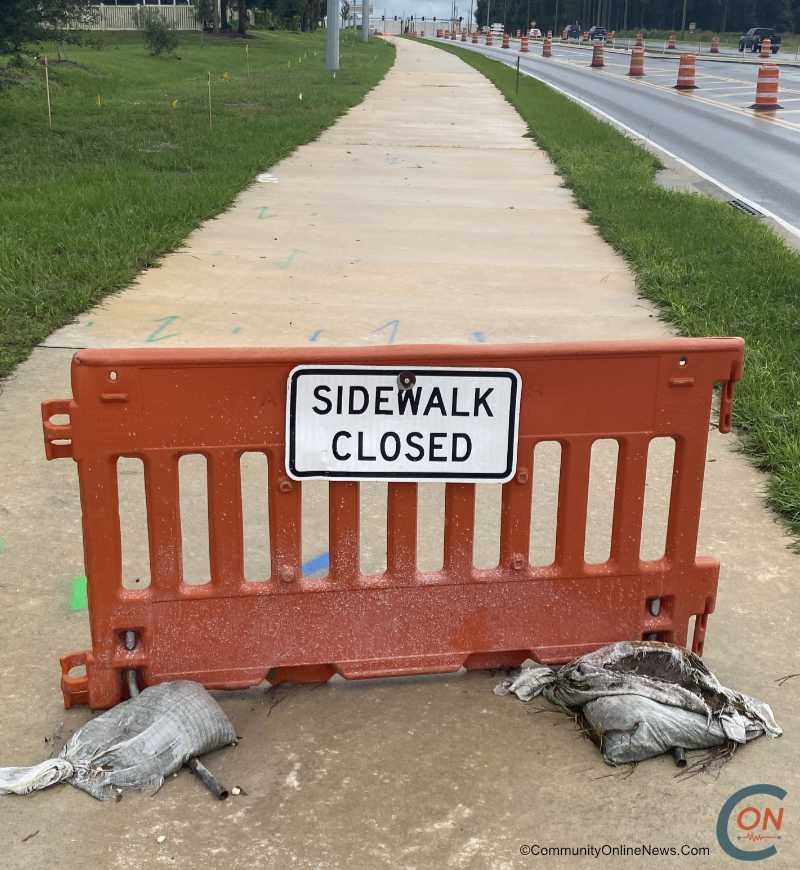 Old Pasco Rd Working Status walkways 10 11 2026