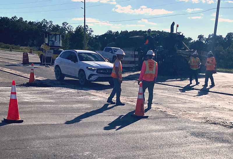 Sanctuary Entrance Improvement road